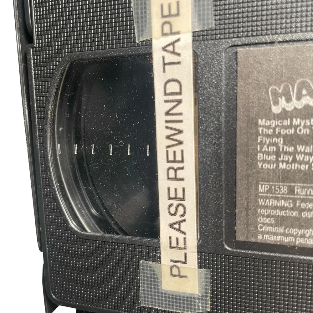 The Beatles Magical Mystery Tour VHS‎ Tape Clamshell  Apple Hi-Fi Digital Stereo